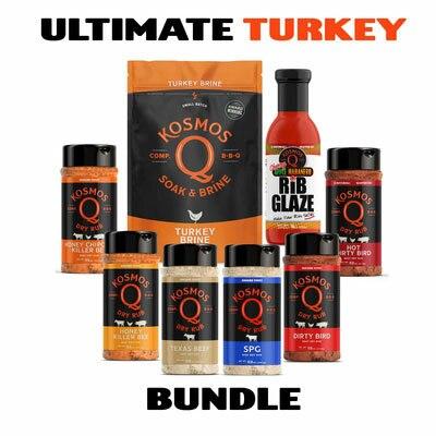 Thanksgiving Bundle (Meat Church The Gospel, Kosmos Q Brine, Hardcore