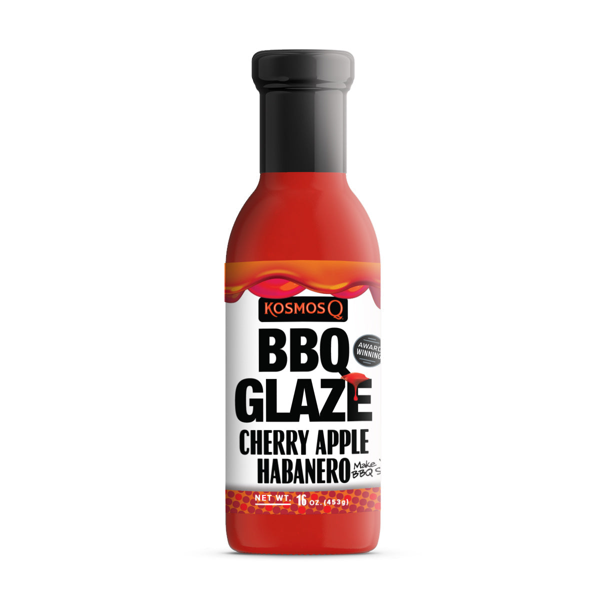 Kosmo's Q Rib Glaze™ Single Bottle Cherry Apple Habanero BBQ Glaze