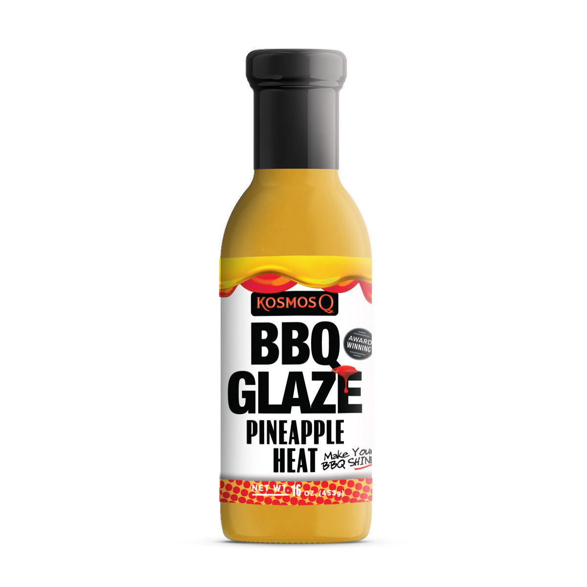 Kosmo's Q Rib Glaze™ Single Bottle Pineapple Heat BBQ Glaze™