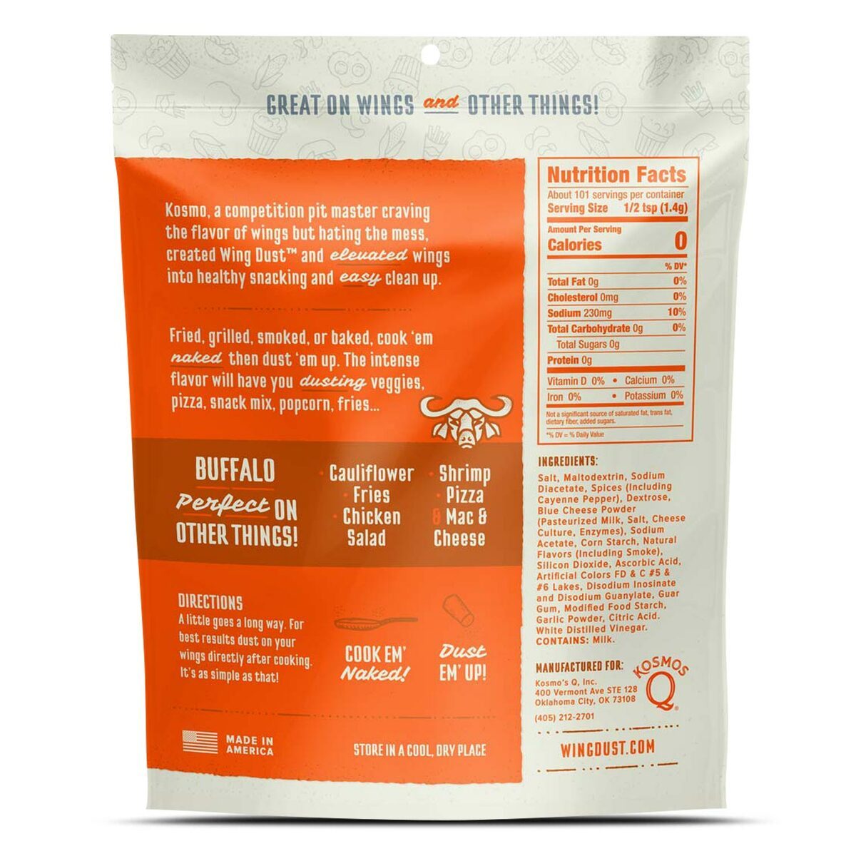 Buffalo Wing Seasoning - Classic Flavor With None Of The Mess | Kosmo's ...