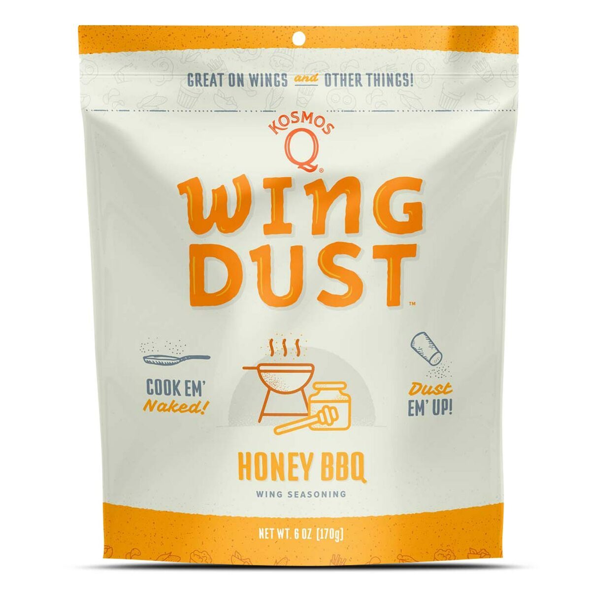 Kosmo's Q Wing Dust™ Single Bag Honey Barbecue Wing Seasoning