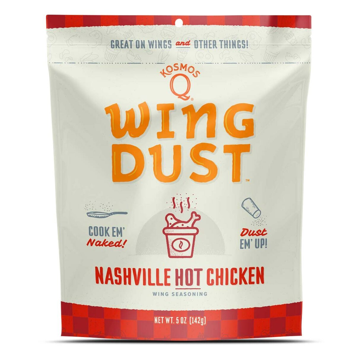 Kosmo's Q Wing Dust™ Single Bag Nashville Hot Wing Seasoning