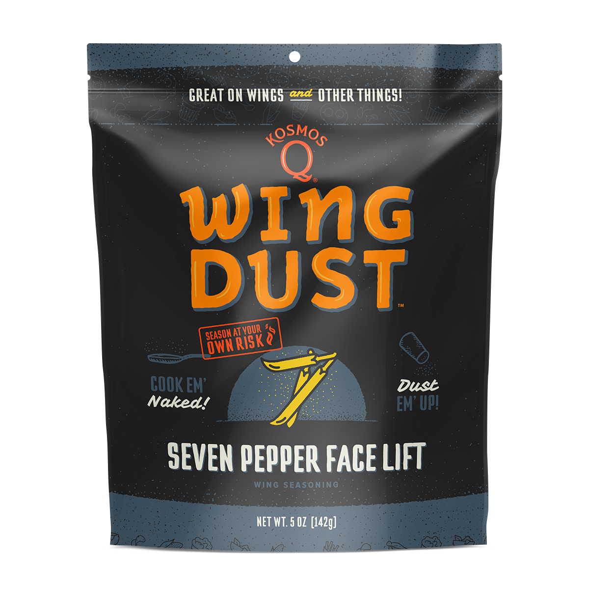 Kosmos Q Lemon Pepper Wing Dust Wings - For the Wing