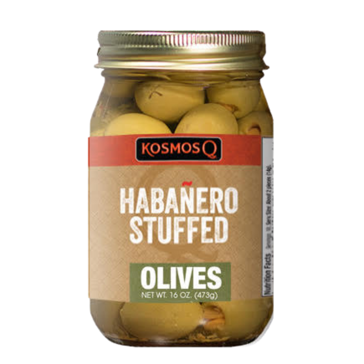 Kosmos Q BBQ Products & Supplies Habanero Stuffed Olives