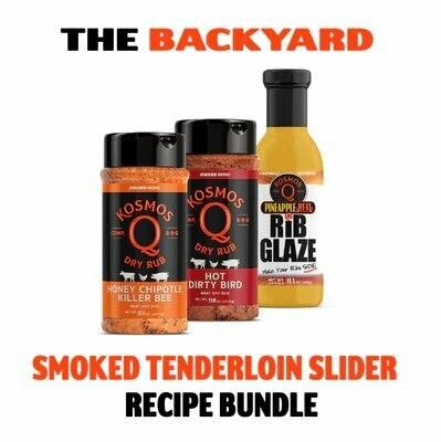 vendor-unknown Recipe Bundles The Backyard Smoked Tenderloin Sliders Recipe Bundle